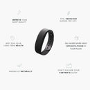 LED Digital Alarm Clock Watch Adjustable Snooze-Proof Alarm Bracelet with Running Pedometer Waterproof Vibrating Alarm